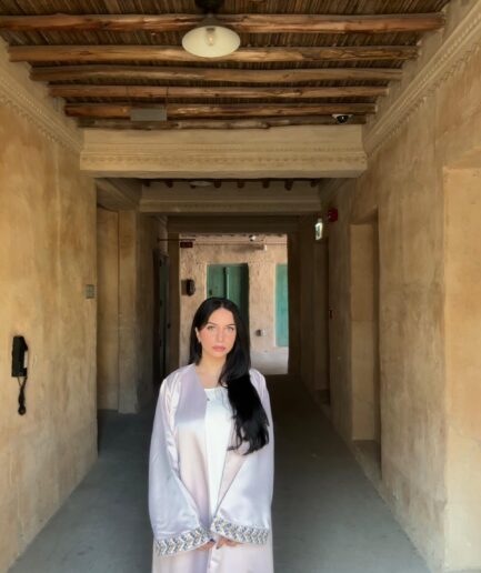 Lavender Garden Abaya